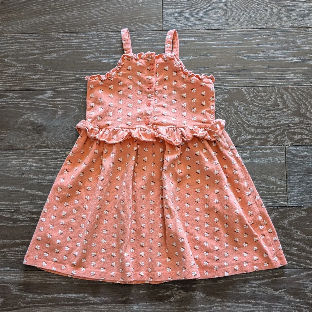 3/$15 - Janie and Jack Floral Ruffle Trim Sundress Size 4